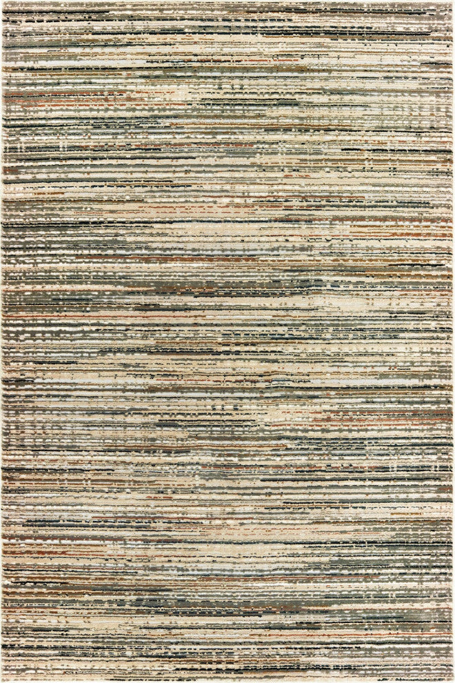 Oriental Weavers Bowen Ivory/ Gold Abstract Indoor Area Rug 3'10"X5'5"