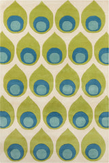 Allie Abstract Contemporary Area Rug, 8'x10'