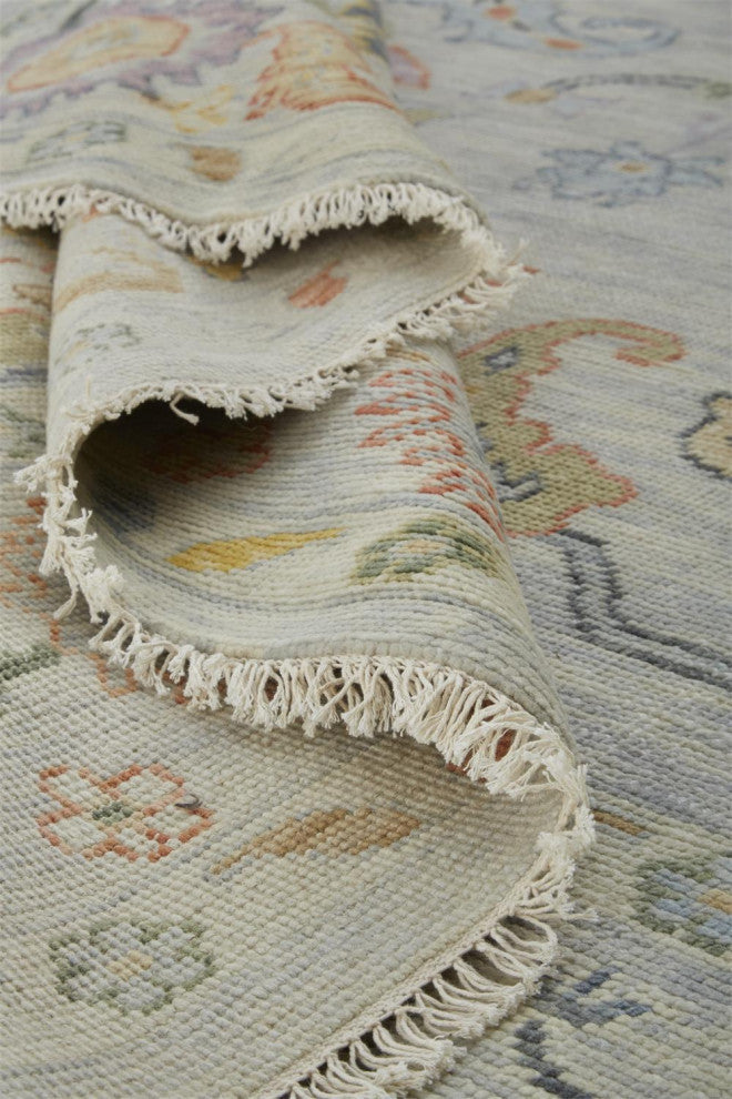 Weave & Wander Larson Multi 2'x3' Hand Knotted Area Rug