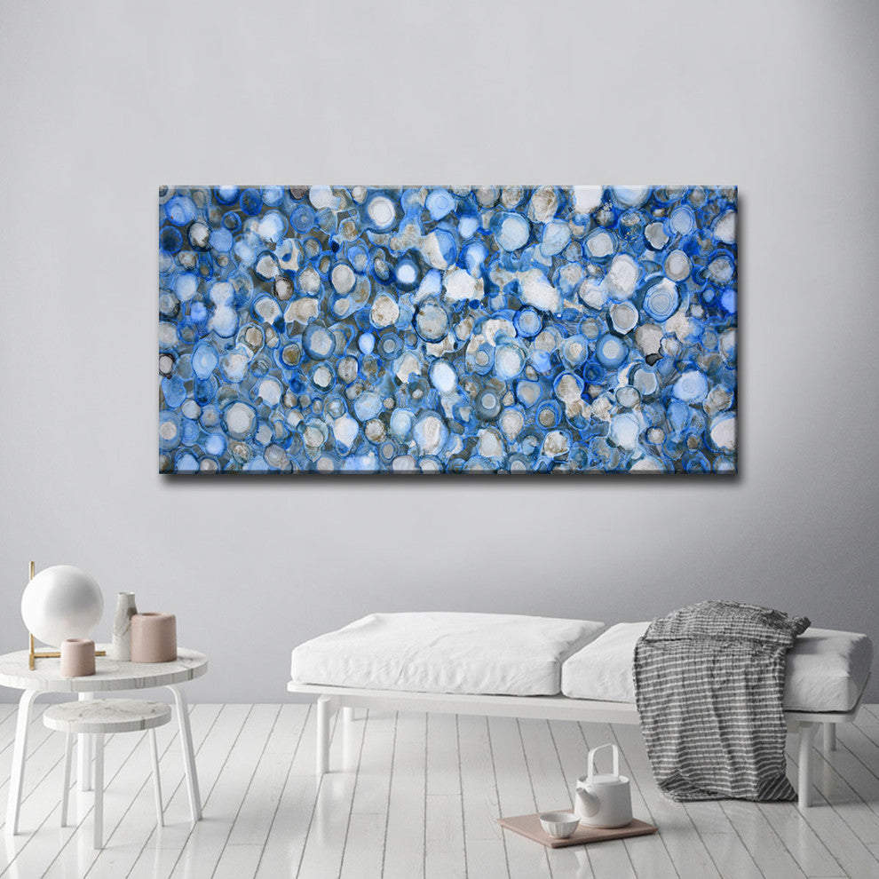 Ready2HangArt 'Arctic River Stones' by Norman Wyatt, 12"x24"