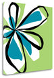 "Oh So Pretty - Green" By Jan Weiss, Giclee Print on Gallery Wrap Canvas