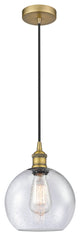Innovations 616-1P-BB-G124-8-LED 1-Light Mini Pendant, Brushed Brass