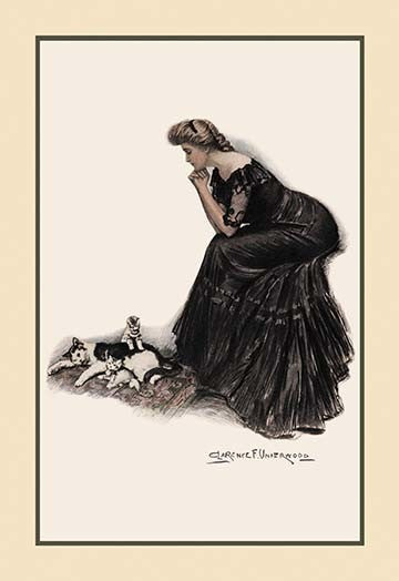 Minding the Felines- Gallery Wrapped Canvas Art 28" x 42"