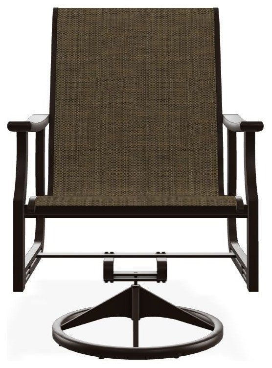 St. Catherine Sling Outdoor Swivel Rocker, Beacon/Kona