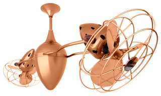 Ar Ruthiane Rotational Ceiling Fan, Brushed Copper