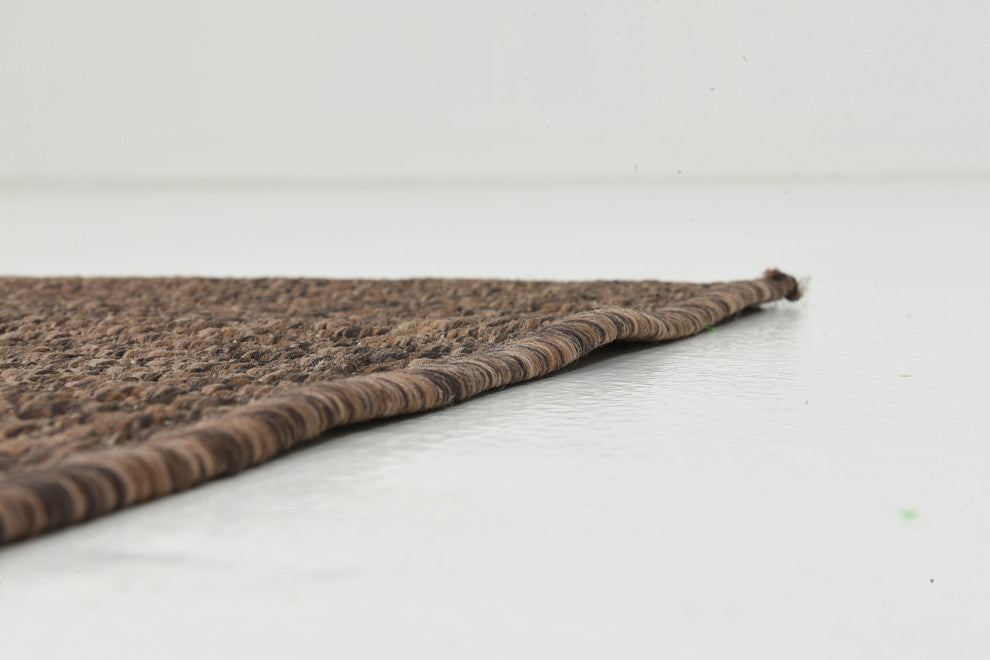 Unique Loom Light Brown Solid Outdoor 2' 0 x 6' 0 Runner Rug