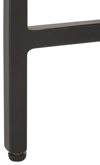 Safavieh Tenzin Stone Top Accent Table, Multi Grey/Black