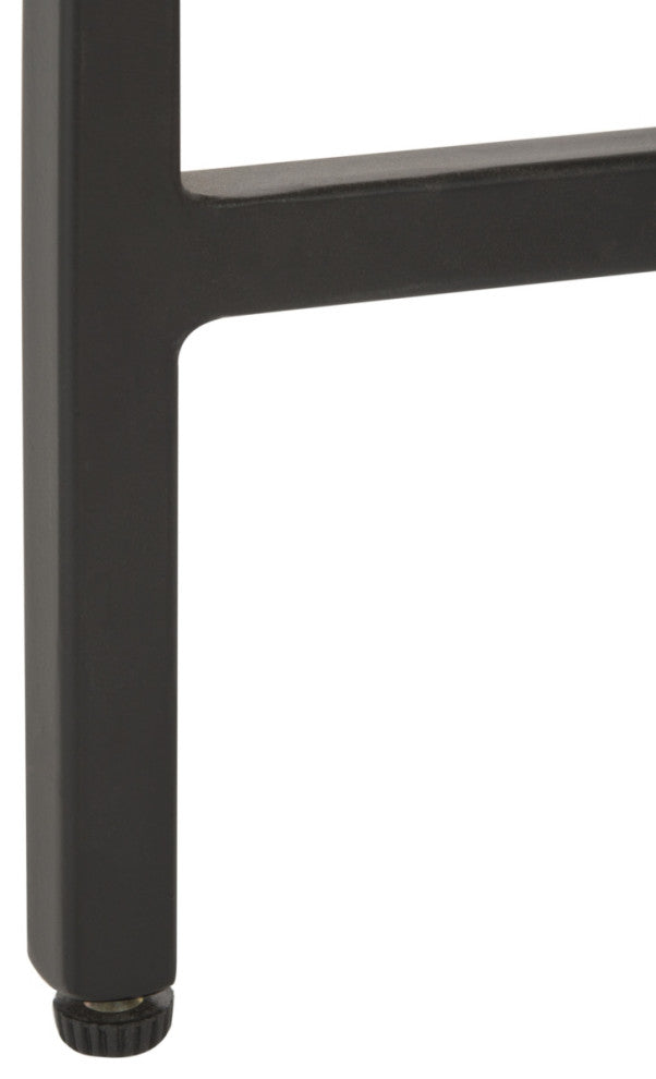 Safavieh Tenzin Stone Top Accent Table, Multi Grey/Black