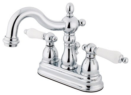 Kingston Brass 4" Centerset Bathroom Faucet, Polished Chrome