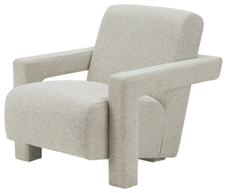 Modrest Wylie Modern Beige Fabric Accent Chair