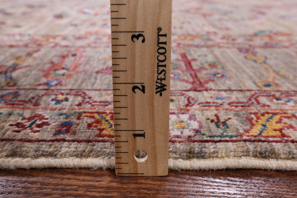 Handmade Persian Tabriz Rug 5' 9" X 7' 6" Q7613