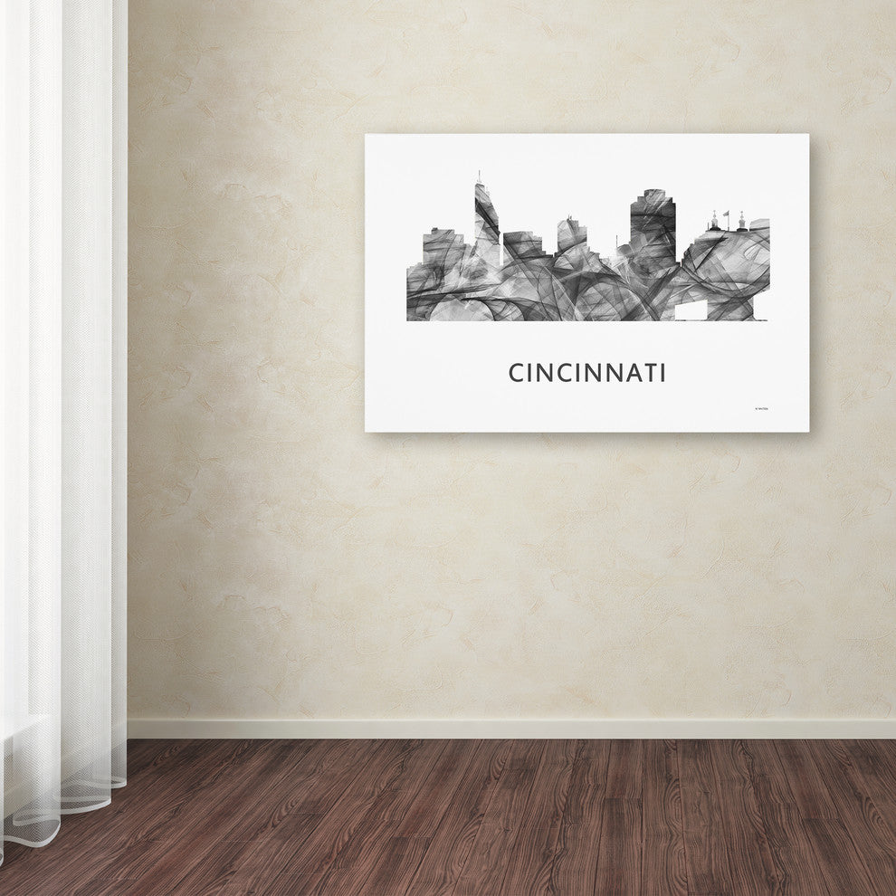 'Cincinnati Ohio Skyline' Canvas Art, 47x30