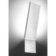 Polished Chrome Modern Wall With Frosted Acrylic