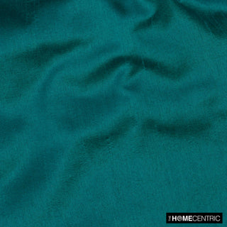 Peacock Blueish Green Art Silk Fabric By The Yard, 6 Yards For Curtain, Dress