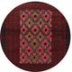 Ahgly Company Indoor Round Traditional Area Rugs, 4' Round