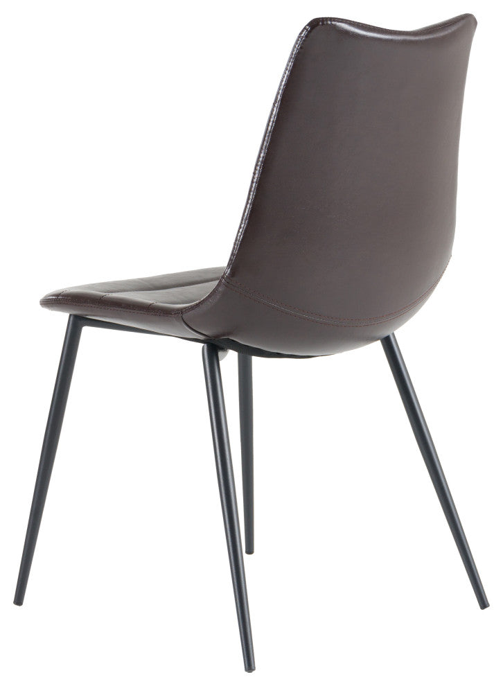 Gilliam Modern Brown Dining Chairs, Set of 2