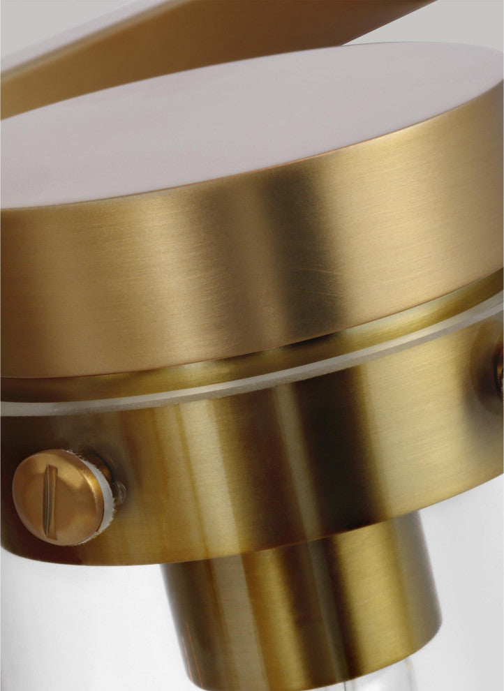 Garrett 4-Light Vanity, Burnished Brass