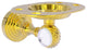 Pacific Grove Twisted Tumbler and Toothbrush Holder, Polished Brass