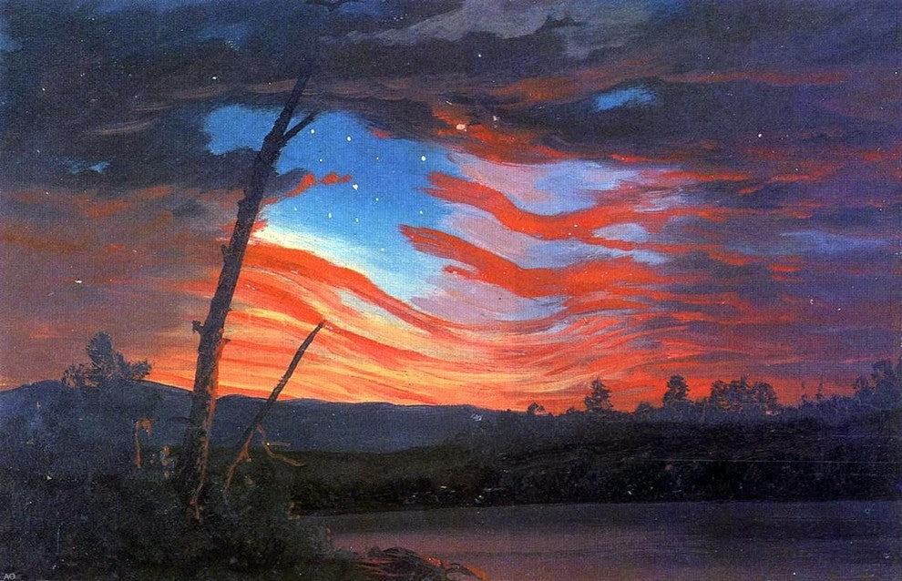 Frederic Edwin Church Our Banner in the Sky Wall Decal