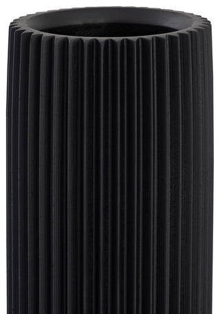 Jenna Black Concrete Table Vase