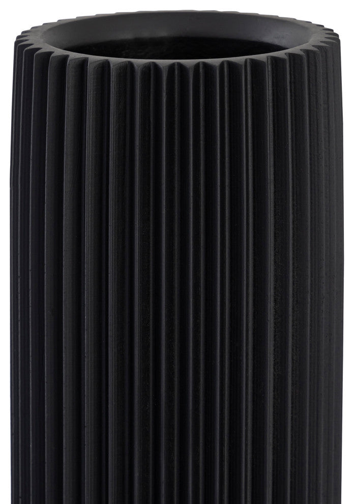 Jenna Black Concrete Table Vase