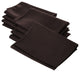 LA Linen Polyester Poplin Napkin, 10 Pack, Brown