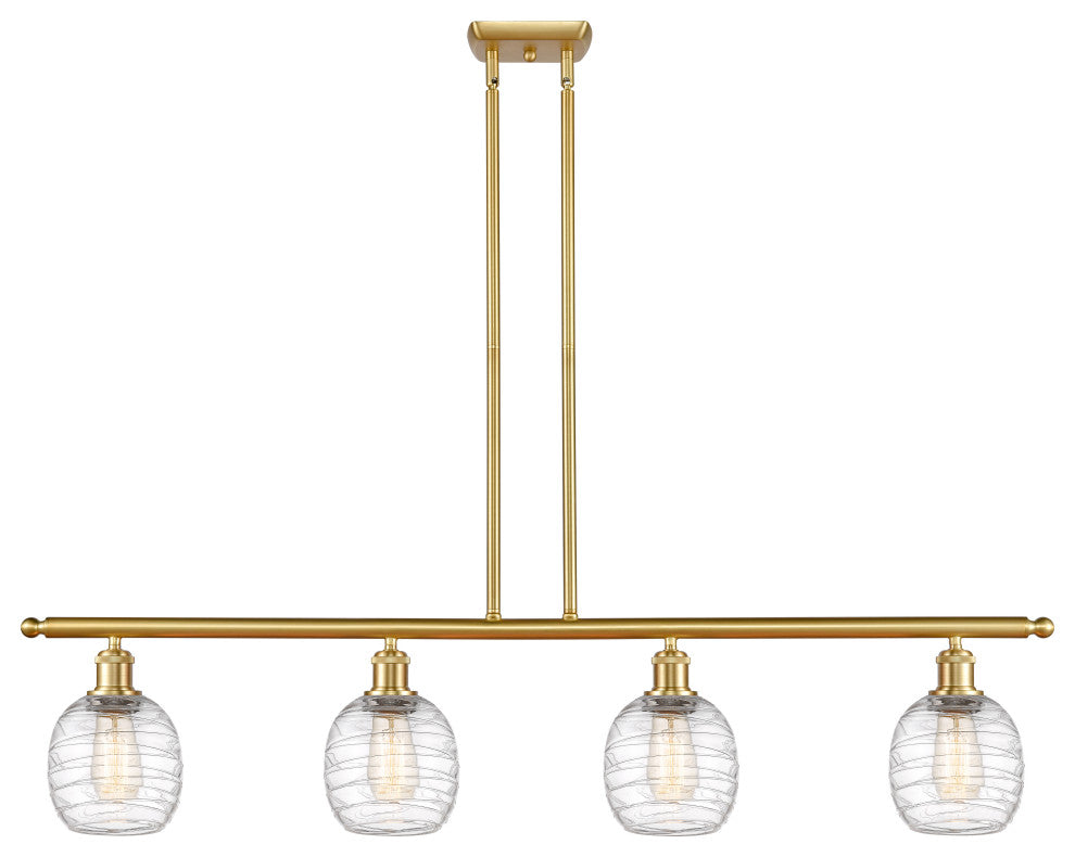 Innovations 516-4I-SG-G1013 4-Light Island Light, Satin Gold