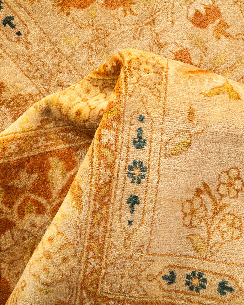 Ariana, One-of-a-Kind Hand-Knotted Area Rug Brown, 10'2"x13'8"