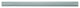 Chester Demi-Bullnose Acqua Ceramic Wall Trim