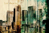 "La Downtown 2" Painting Print on Canvas by Irena Orlov