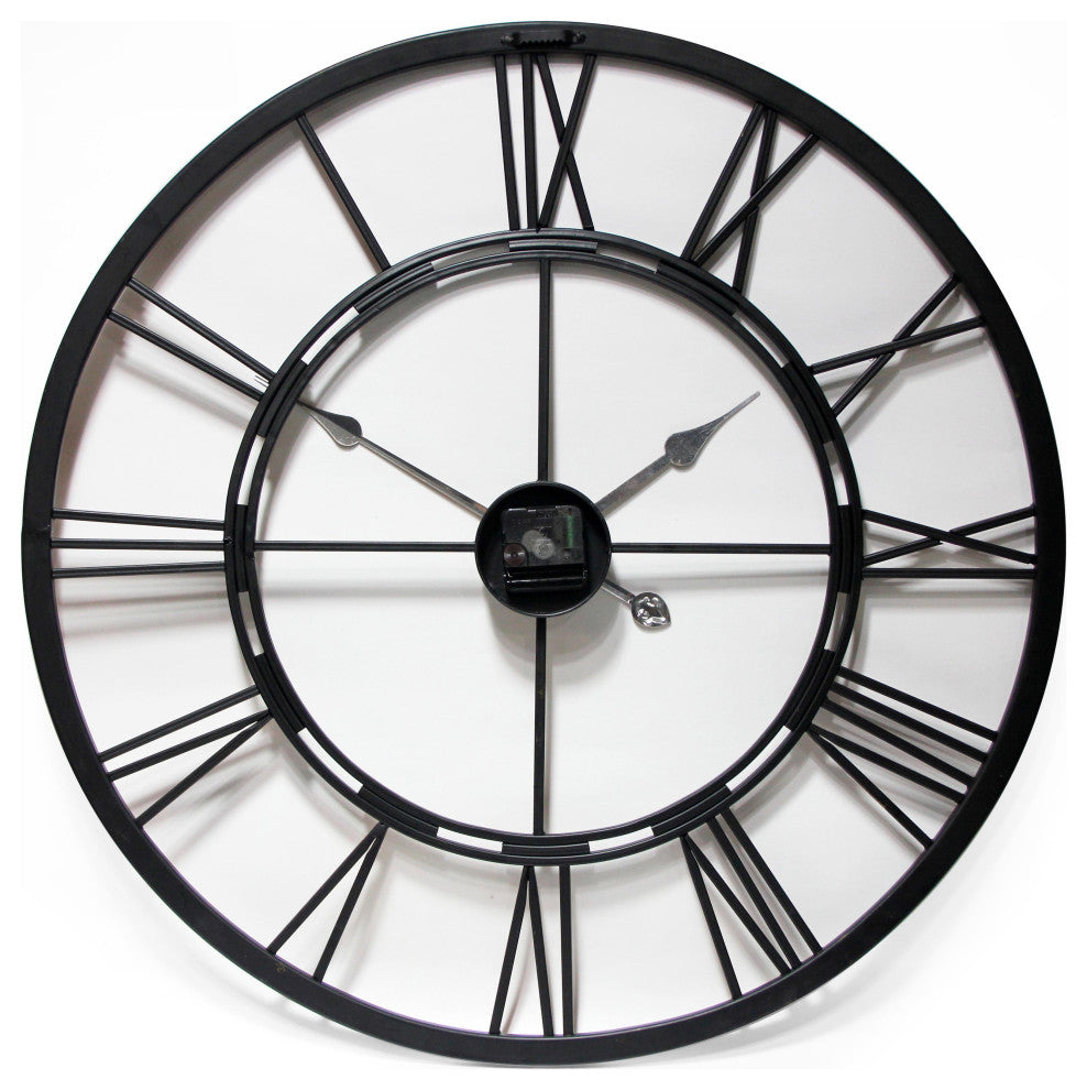 Metal Fusion Wall Clock, 28"