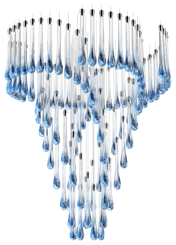 Melody From The Drop Chandelier Lighting; Water 8