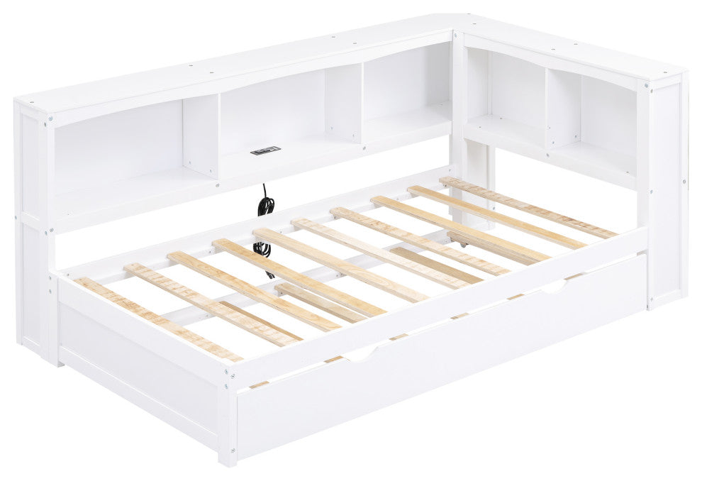 Gewnee Twin Size Daybed with Trundle