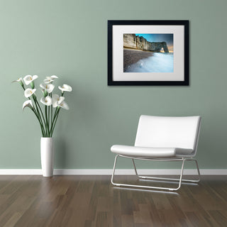 'Gate to the Ocean' Matted Framed Canvas Art by Mathieu Rivrin