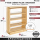 Wood Base Filler Pull Out Organizer for New Kitchen Applications, 9"