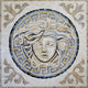 Versace Logo Mosaic Design, 47" X 47"