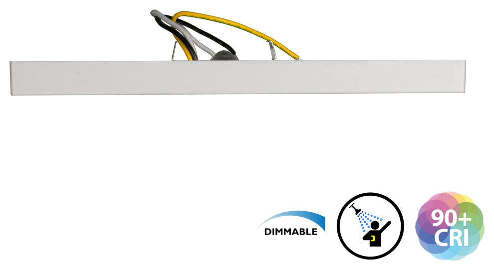 DSE9 9" Edge-Lit LED Surface Mount Downlight, Square, 2700k