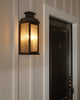 3-Light Outdoor Sconce, Dark Weathered Zinc