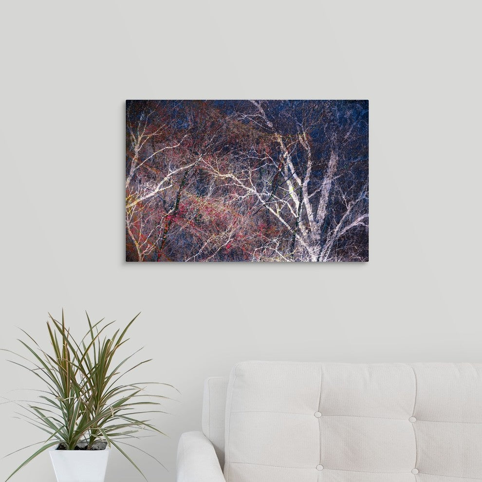 "Tracery II" Wrapped Canvas Art Print, 24"x16"x1.5"
