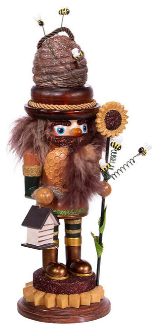 Kurt Adler 15" Hollywood Bee Keeper Nutcracker