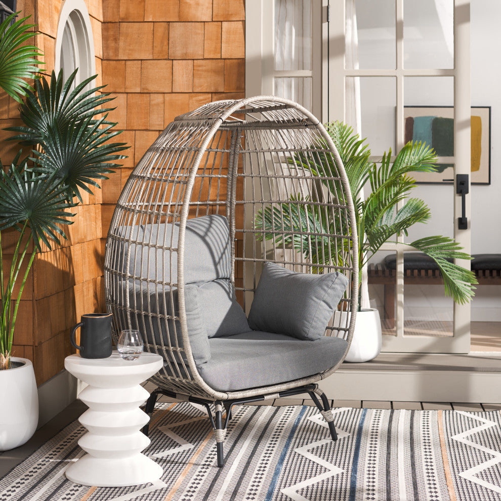 Safavieh Emmett Egg Chair, Grey
