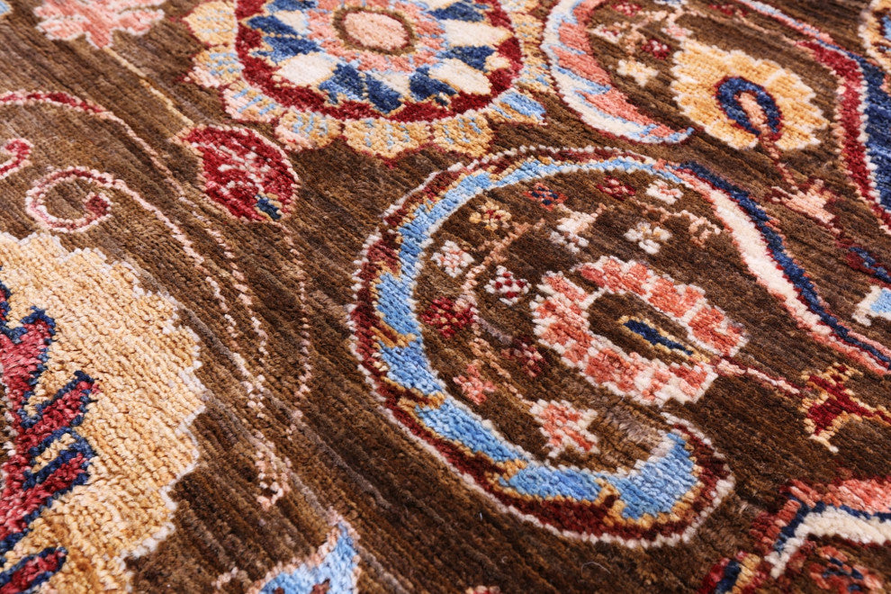 5' 8" X 7' 2" Persian Tabriz Hand Knotted Wool Rug Q11272