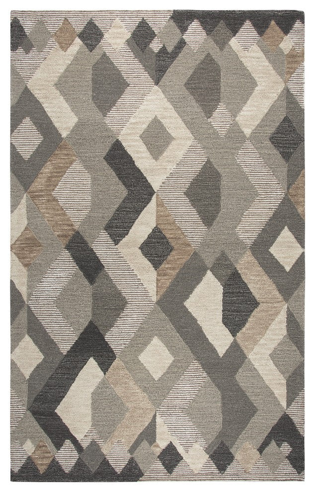 Rizzy Idyllic Id926A Rug, Natural, Tan, Brown, Dark Brown, 9'x12'