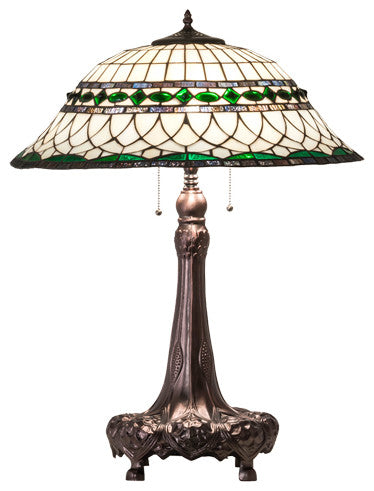 Meyda Lighting 230467 31" High Tiffany Roman Table Lamp