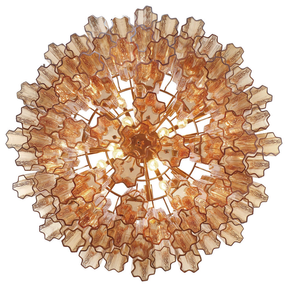 Crystorama Lighting Group ADD-316-AM Addis 16 Light 32"W - Aged Brass