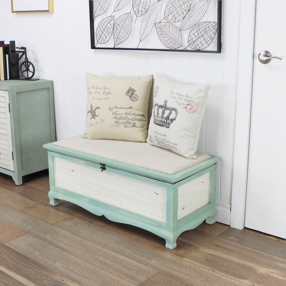 Pia Chic Wooden Storage Bench