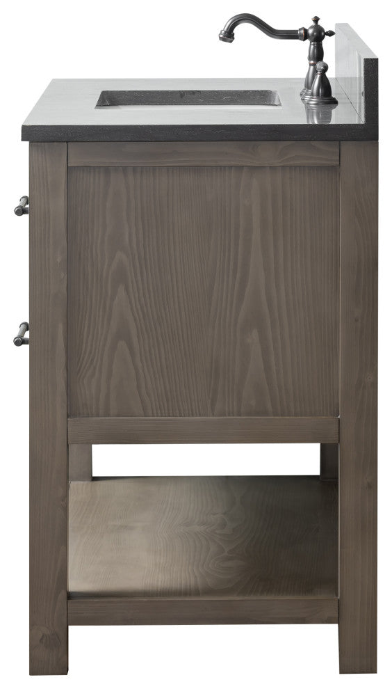 Windwood 42" Bathroom Vanity, Smoke Gray