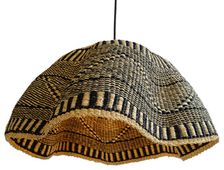 Bolga Wave Basket Light Pendant