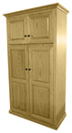 Oak Kitchen Pantry With upper Storage, Cupola Yellow Oak