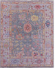 8' 11" X 11' 8" Handmade Turkish Oushak Wool Rug - Q14822